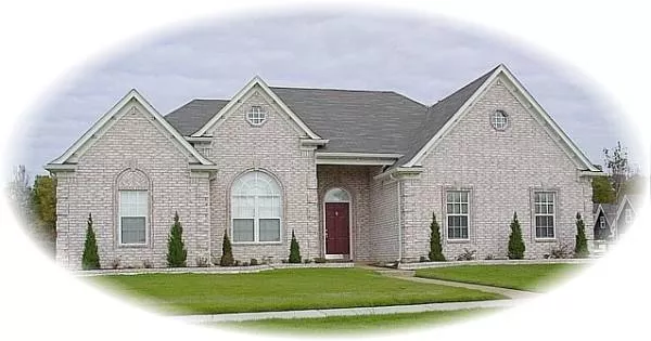image of french country house plan 8145